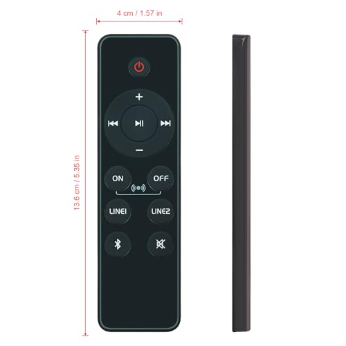 VINABTY New Replacement Remote Control fit for EDIFIER RC17A R1700BTS R1700BTs Remote Controller - Image 2