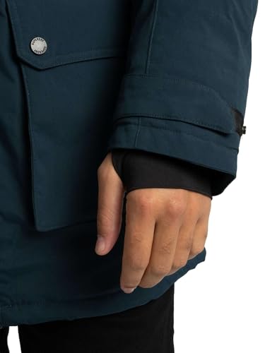 Superdry Para Hombre. M5011909A Parka City Padded Marino (Xl), Casual, PoliéSter - 6
