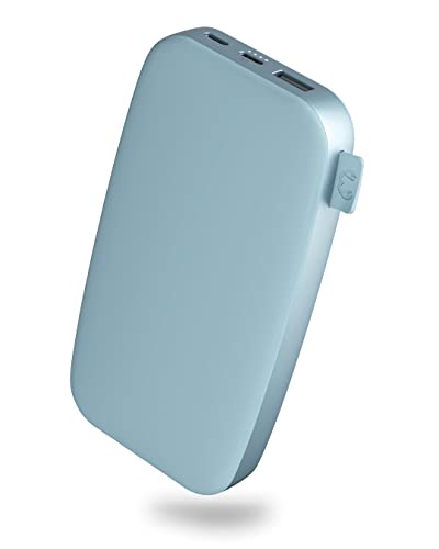 Fresh 'n Rebel Powerbank 18000mAh - Entrada y Salida USB-C - Carga rápida (20W) - 6 Funciones de Seguridad - Batería Externa portátil para iPhone y Android (Dusky Blue)