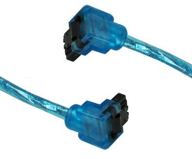 Cable SATA III redondo premium 18 pulgadas azul 2 unidades miniatura 2