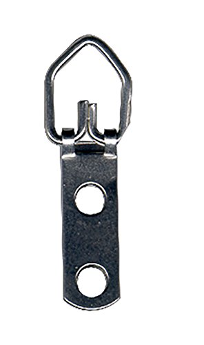888 Corp Extra Heavy Duty 100 Pack 2 Hole D Ring / Triangle Hangers with Screws