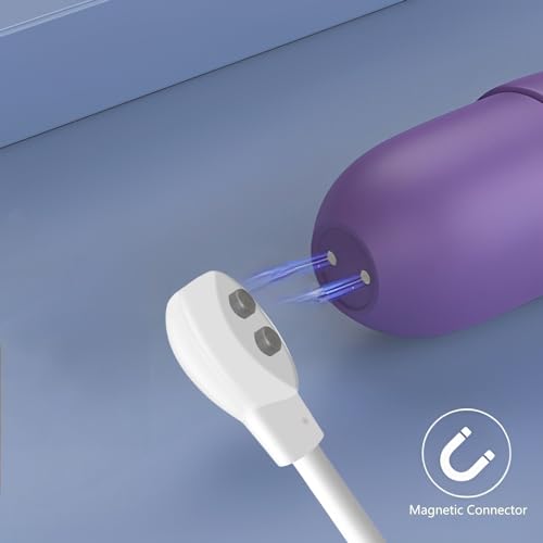 YiKaiEn 6mm Magnetic USB DC Charger Cable, 2.7ft Replacement Oval Base Charging Cord for Rechargeable Toys, Massagers, Electric Toothbrushes,Children's Watches, Dog Trainer, Facial Cleanser