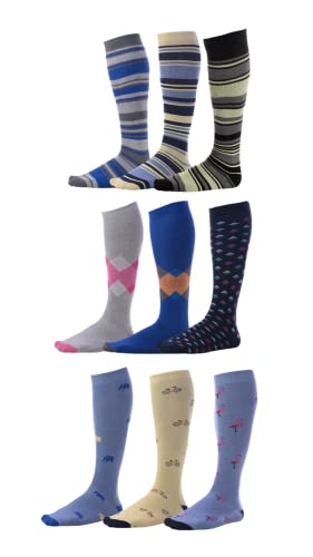 Chaussette Pierre Henry Socks over the calf dress socks lot de 9 coton
