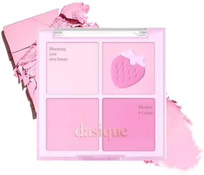 Dasique Blending Mood Cheek #06 Berry Smoothie | 4 Blendable Shades
