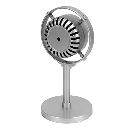 Qiilu Microphone Prop, Microphone Prop Model With Stand Fake Plastic Classic Microphone Model Stage Photography Prop (Silver) #TOP6