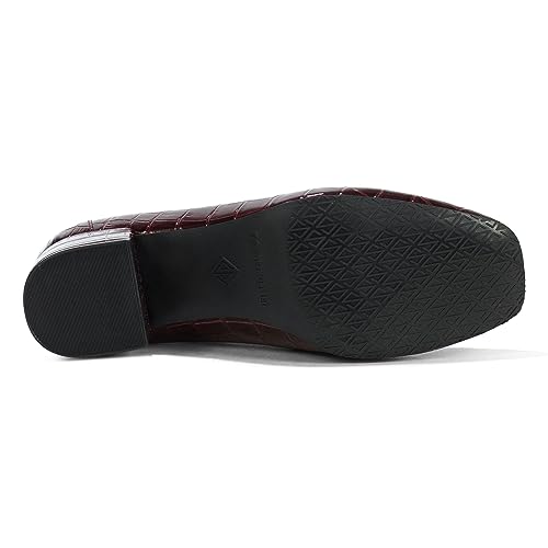 Image of Donald Pliner Women's Kressida Dress Loafers, 2 inch Block Heels for Women, Slip-On Heels for Women