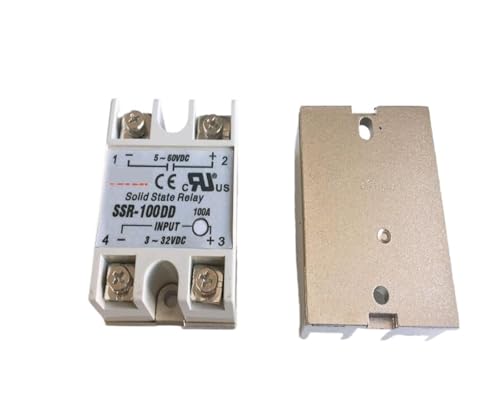 Relais SSR100DD SSR-100DD 100A commande 3-32VDC charge 5-60VDC lot de 10