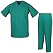 MISEMIYA - Uniformi Unisex Set Camice ? Uniforme Medica con Maglia e Pantaloni Uniformi Mediche Camice Uniformi sanitarie - Ref.8178 - Medium, Camicia Sanitaria 817-3 Verde