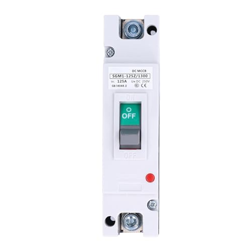 Disjoncteur 125A 250V DC MCCB photovoltaïque 1P pour système éolien et stockage thermique
