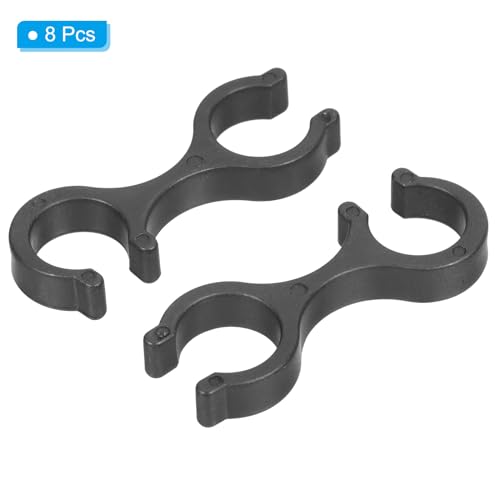 PATIKIL Trekking Pole Clips, 8Pcs Walking Stick Accessories Double Rod Buckle Connector for Outdoor Hiking Camping - Image 3