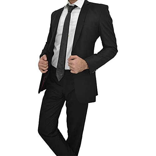 Image of Mens Lamb Leather Necktie - Skinny Solid Casual Business Wear Narrow Leather Slim Tie- Neckties for Party Wedding Gift