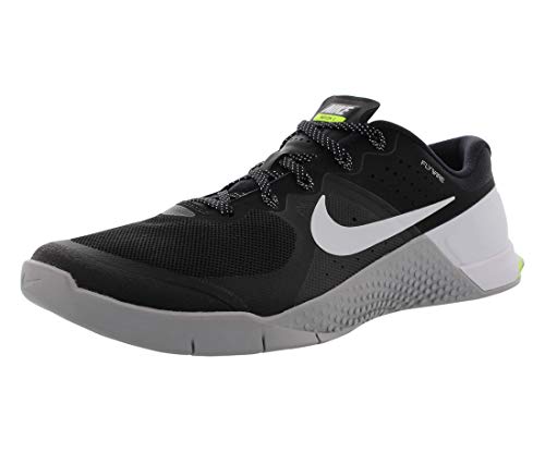 Nike Mens Metcon 2 Black/White Wolf Grey Volt Training Shoe 10.5 Men US