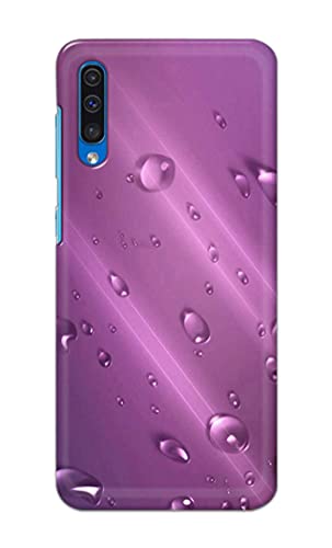 Image of PRINTFIDAA Water Bubbles in Lilac Background Printed Designer Hard Back Case Cover for Samsung Galaxy A50 / Samsung A50s / Samsung A30s -(SF) MVN1005