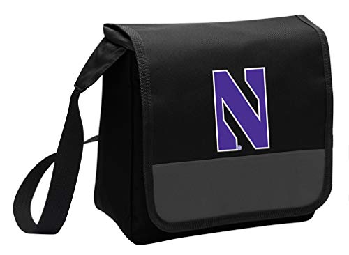 Broad Bay Northwestern Lunch Bag Shoulder NU Wildcats Lunch Box