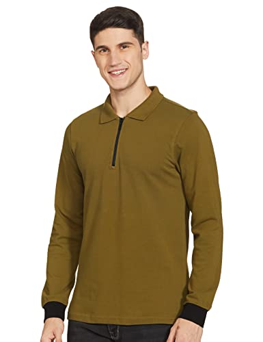 Image of Amazon Brand - Symbol Men's Solid Regular Fit Polo Shirt