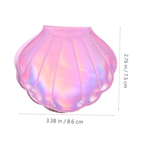 Espejo compacto doble cara con cubierta de cuero VOSAREA miniatura 5