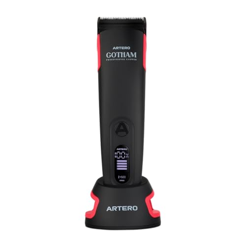 Artero Gotham. Máquina profesional de corte inalámbrica. 4 horas de bateria. USB-C. Incluye 8 recalces, aceite y cepillo de limpieza. 2 velocidades y cuchilla ajustable 5 en 1. (Negro) - imagen 4