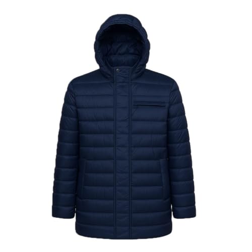 Geox M Warrens Coat Veste Homme manteau noir respirant et elegant