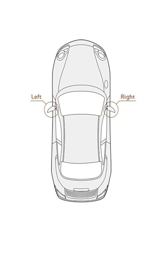 Rétroviseur extérieur Benz W221 miroir dégivrant angle mort résolu