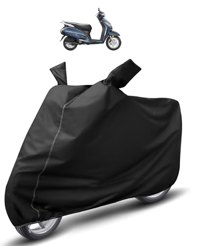 Image of Auto Hub Waterproof Scooty Cover Compatible with Activa 3G Dustproof, UV Protection Two Wheeler Scooty Activa 3G Cover - Black