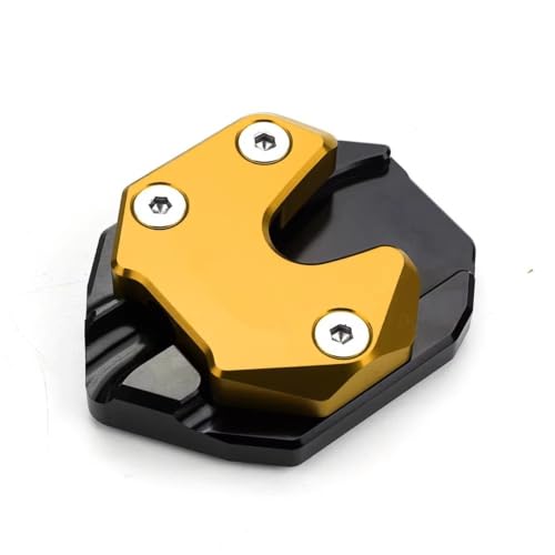 Patin béquille moto MSX125 Grom élargisseur de béquille latérale jaune pour stationnement sécurisé