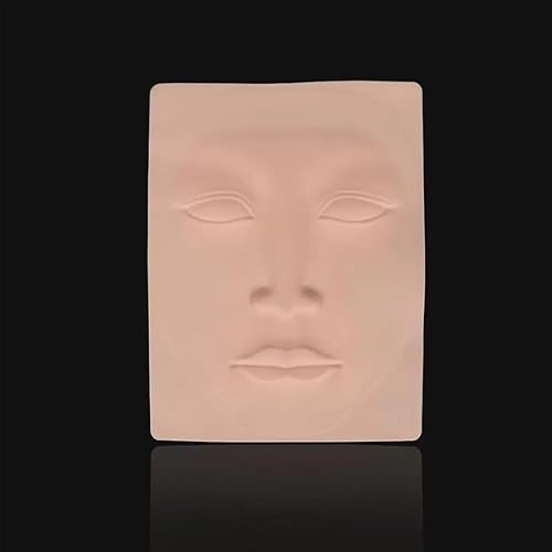 Pele Artificial 3d Em Silicone Treinamento De Micro pigmentação Lábios Rosto Olhos