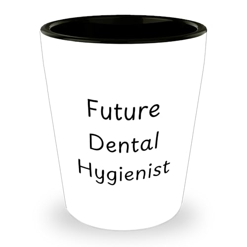 Funny Dental Hygienist Christmas Shot Glass Gifts for Future Dental Hygienist - 'You're Gonna Be a Prime Selection!' from Friends and Family