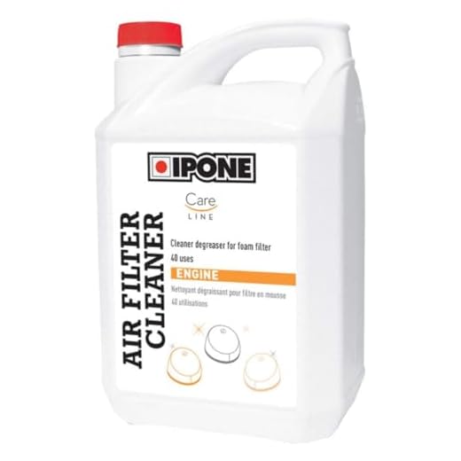 IPONE - Limpiador de Filtros de Aire de Espuma para Moto - Air Filter Cleaner - No Daña los Filtros - 5L