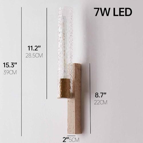 Lámpara con pantalla de vidrio beige para iluminar y decorar dormitorios amplios 7