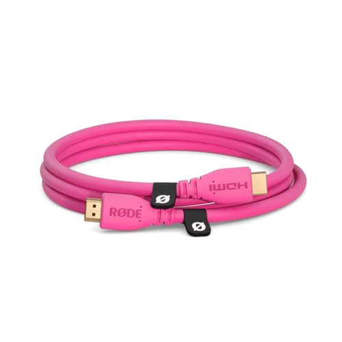 Image of RODE HDMI-1.5 Premium High Speed HDMI Cable with Ethernet (1.5m /5ft, Pink)