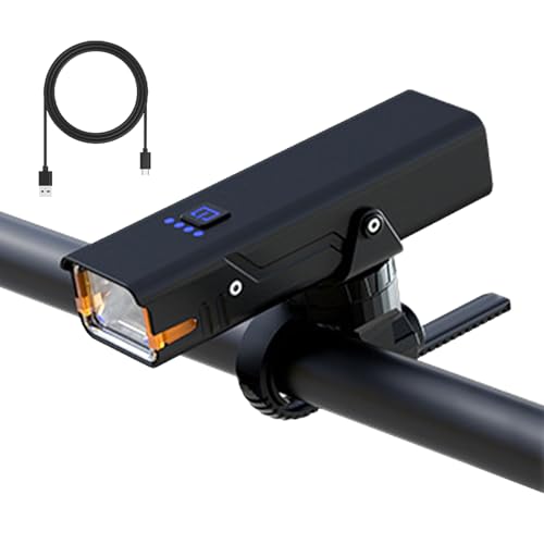 Generic Front Light,Rechargeable Bike Lights,Powerful and Waterproof Motobike Headlight,Night Riding,Camping,Mountain,Safety Ensuring Visibility