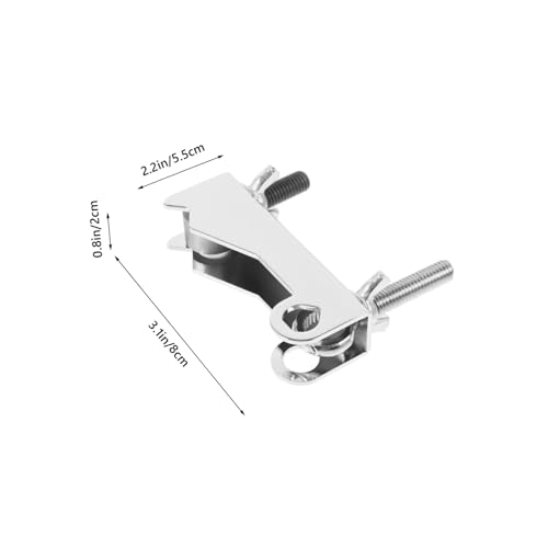 Abrazadera de montaje para cowbell de batería jazz, soporte para percusión, compatible con cowbell y jam block miniatura 2