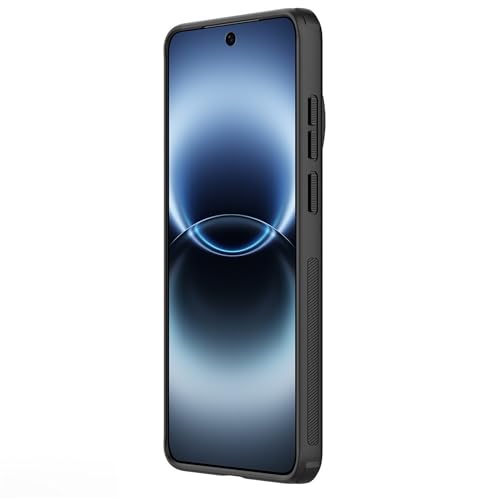 Image of Nillkin Case for Vivo X300 Ultra (6.82 inch Inch) Super Frosted Shield Pro Magnetic Hard Back Soft Border (PC + TPU) Cover Raised Bezel Camera Protect Transparent Black Color