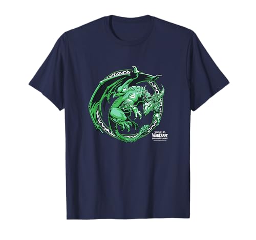 Warcraft T-Shirt Dragonflight Ysera The Awakened Logo Bleu Unisex-Adulte Homme S