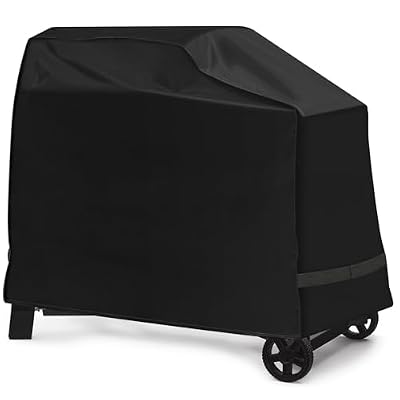 Grill Cover for Traeger Woodridge Accessory Wood Ridge Replacement Parts BAC761 Pellet Smoker Full Length 600D Waterproof Outdoor BBQ Covers Grilling