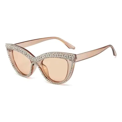 Lunettes de soleil œil de chat de luxe verres UV400 vintage femmes