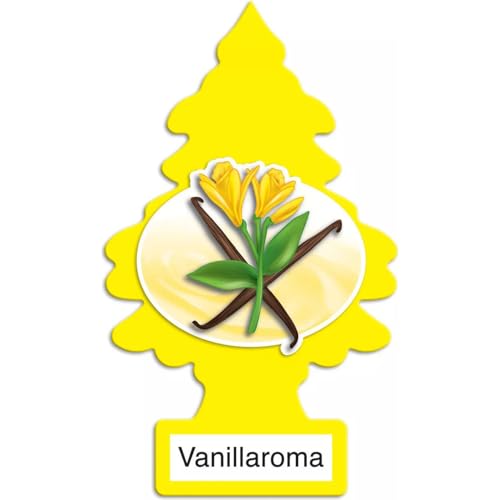 Image of LITTLE TREES Car Air Freshener | Hanging Paper Tree for Home or Car | Vanillaroma | Single Tree per Package