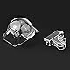 Hsthe Sea Objektivdeckel Zubehör, Gegenlichtblende Gimbal Lock und Camera Shield Objektivdeckel Gimbal Cover Protector Camera Fix Stoßfest Feuchtigkeitsbeständig für DJI Mavic Pro (transparent)