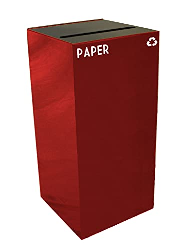 Ergode 32GC02-SC-VV Recycling Containers | Compact, Space Efficient | Customizable Sizes, Colors, and Lids | Durable Steel Construction