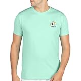 100% coton Shilton T-Shirt Explore South West Homme S/Turquoise