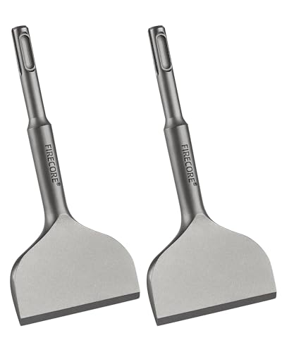 Firecore 2Pcs SDS Plus Chisel Tool for Tile Removal