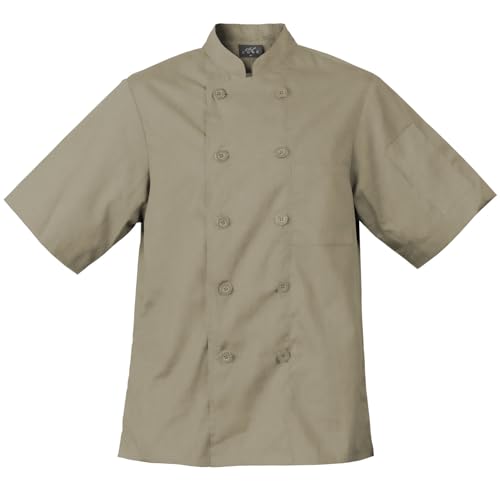 Image of Chef Code Men's Short Sleeve Unisex Classic Chef Coat