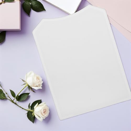 GALPADA 50 Unidades Insertos de Cartón para Doblar Camisas Láminas Planas de Cartón Blanco Doble Cara para Packaging de Prendas como Camisetas Suéteres y Calcetines Ligeros y Resistentes