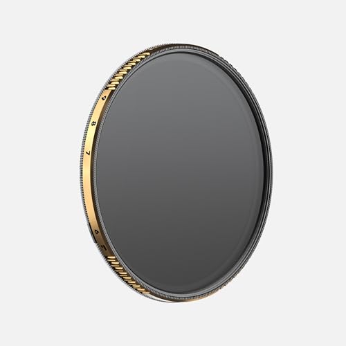 PolarPro 77mm Peter McKinnon Mist VND Camera Filter - 6-9 Stop Variable Neutral Density Lens Filter for DSLR/Mirrorless Pro Video – for Cinematic Shutter Speed Control + Diffusion