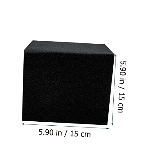 Bloques Acústicos de Esponja Negra 4 piezas para Puertas y Paredes para Reducción de Sonido miniatura 2