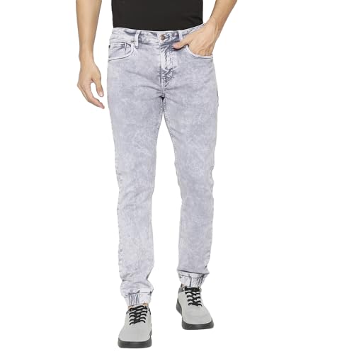Image of Being Human Grey Jogger Fit Men's Denims Clothing