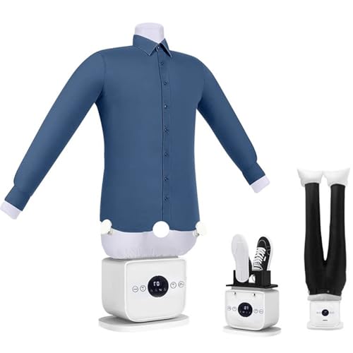 Plancha automática, plancha inflable, portátil y ultrasilenciosa, secadora de ropa y quita arrugas para camisas, zapatos y pantalones. A Plancha automática, plancha inflable, portátil y ultrasilenciosa, secadora de ropa y quita arrugas para camisas, zapatos y pantalones. A