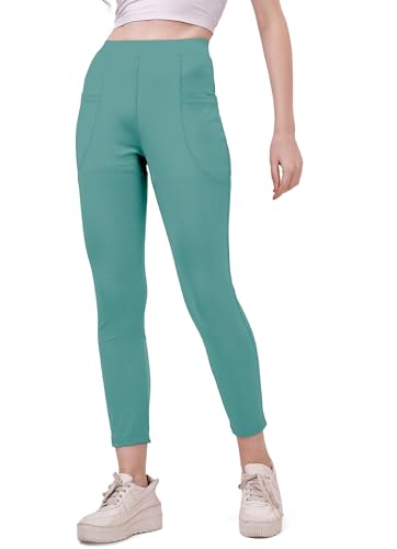 Image of Mehrang Gym Wear for Women Stretchable Yoga Pants, Fitness Gym Leggings, Gym Pants, Track Pants, Sports Tights, Active Wear Lower for Women