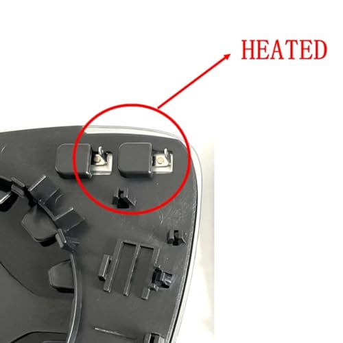 Miroir de remplacement pour rétroviseur Sharan et Jetta avec dégivrage gauche - 5