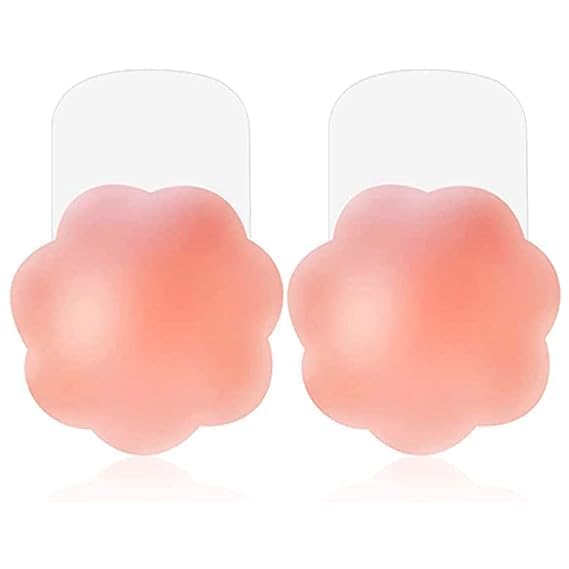 kitdao Push up Silicone Bra Round Silicone Pads Silicone Nipple Bra Nipple Cover Bra Nipple Pushup nip Nipple Cover Beige-picture-14